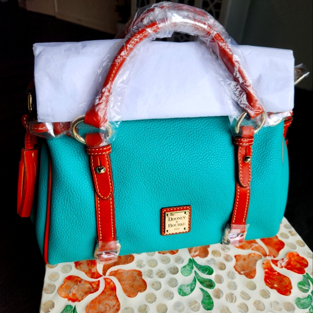 Dooney & Bourke Small Satchel in Rare Color Jade